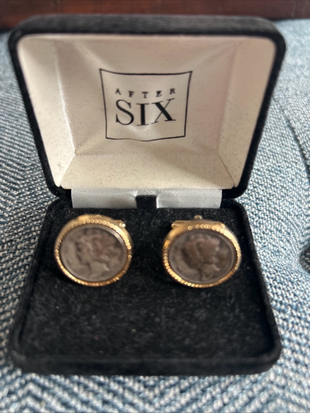 MEN’S 1944 & 1939 Mercury Dime Cufflinks